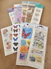 Mixed Sticker Lot, Winged Creatures  Critters, Paper House, Hallmark, Mrs....
