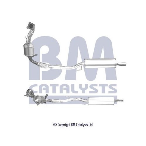 For AUDI A1 Sportback 8XA 8XF 2011 to 2019 Catalytic Converter