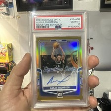 Ausar Thompson 2024 Donruss Optic #SS-ASR Sig Ser- Gold /10 PSA10