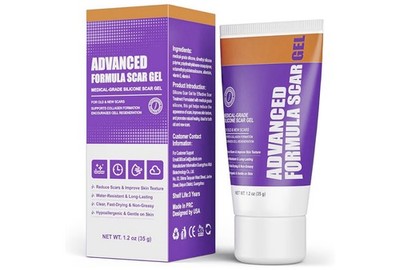 Scar Gel Silicone Scar Reducer Gel 1.2 oz for Stretch Marks & Scars