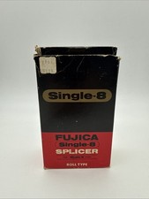 Vintage Fuji Fujica Single-8 Film Splicer Roll Type w/Box Instructions