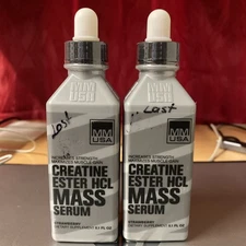 2 Pack Creatine Ester HCL Mass Serum 5.1 Fl Oz New Sealed MMUSA Exp 12/2026