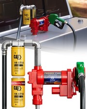 Heavy Duty 12V Fuel Transfer Pump 15 GPM for Diesel Gasoline