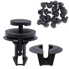 20 Sets Bumper Clips Front Air Dam Deflector Retainer Clips Nut Grommet for GM