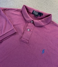 Vintage Polo Ralph Lauren Men’s Shirt Short Sleeve Size Large Pink USA MADE