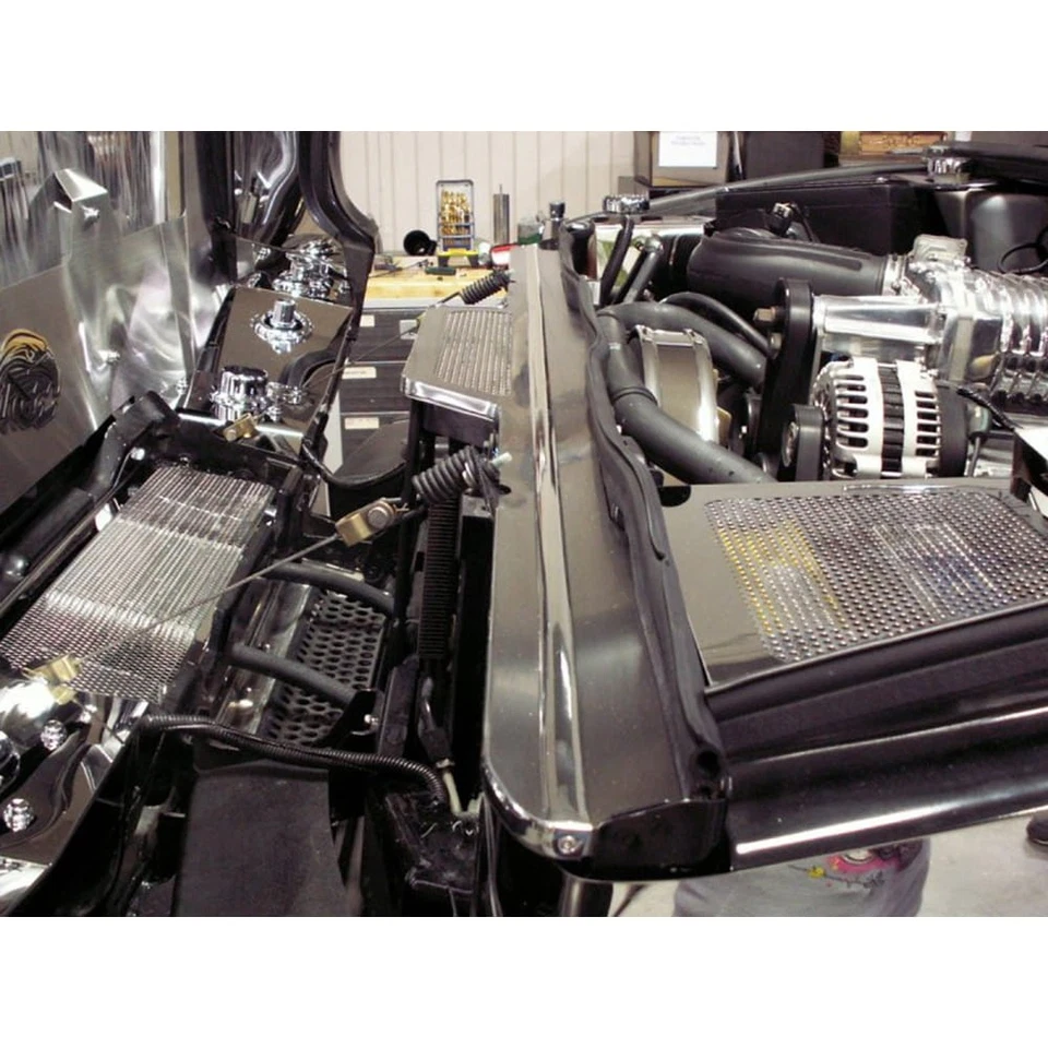 Perforated Stainless Steel Header Plate for 2003-2007 Hummer H2 - Image 4 of 4