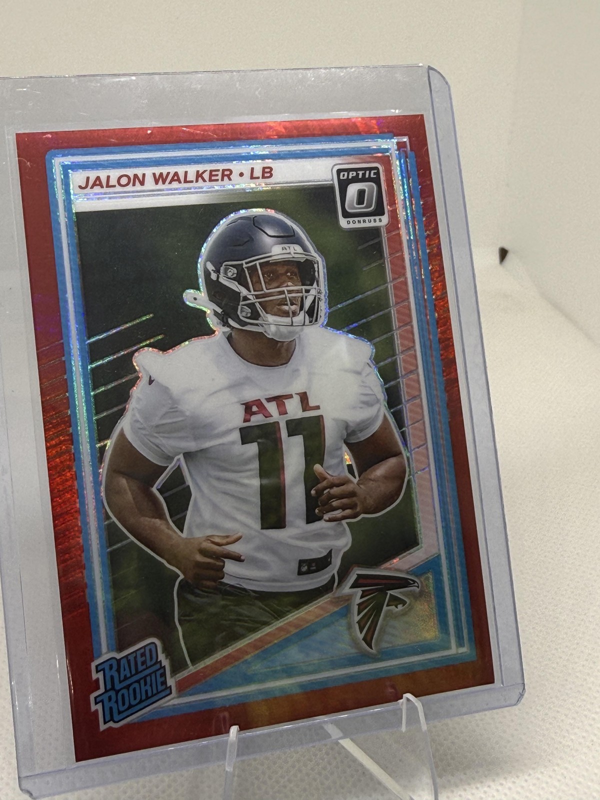 2025 Donruss Optic #290 Jalon Walker Red Scope