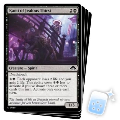 KAMI OF JEALOUS THIRST X4 Modern Horizons 3 Magic MTG MINT CARD