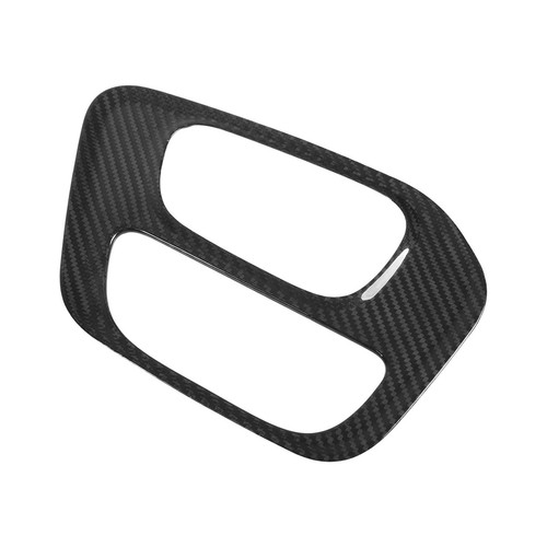 Gear Shift Panel Trim Shifter Panel Cover Dry Carbon Fiber Auto For Car - Picture 15 of 22