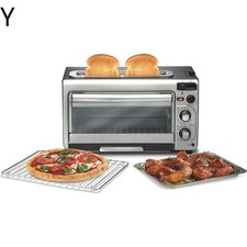 Hamilton Beach 2-in-1 Countertop Toaster Oven...