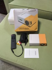 Portable Mini LED Projector with 1080p Support 320x240 Native Resolution