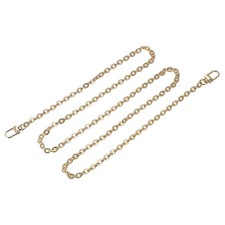 47"x0.28" Purse Chain Strap, Purse Handle Shoulder Replacement Straps, Gold