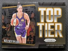 KELSEY PLUM TOP TIER 2025 WNBA PRIZM BASKETBALL LA SPARKS NM PACK FRESH!