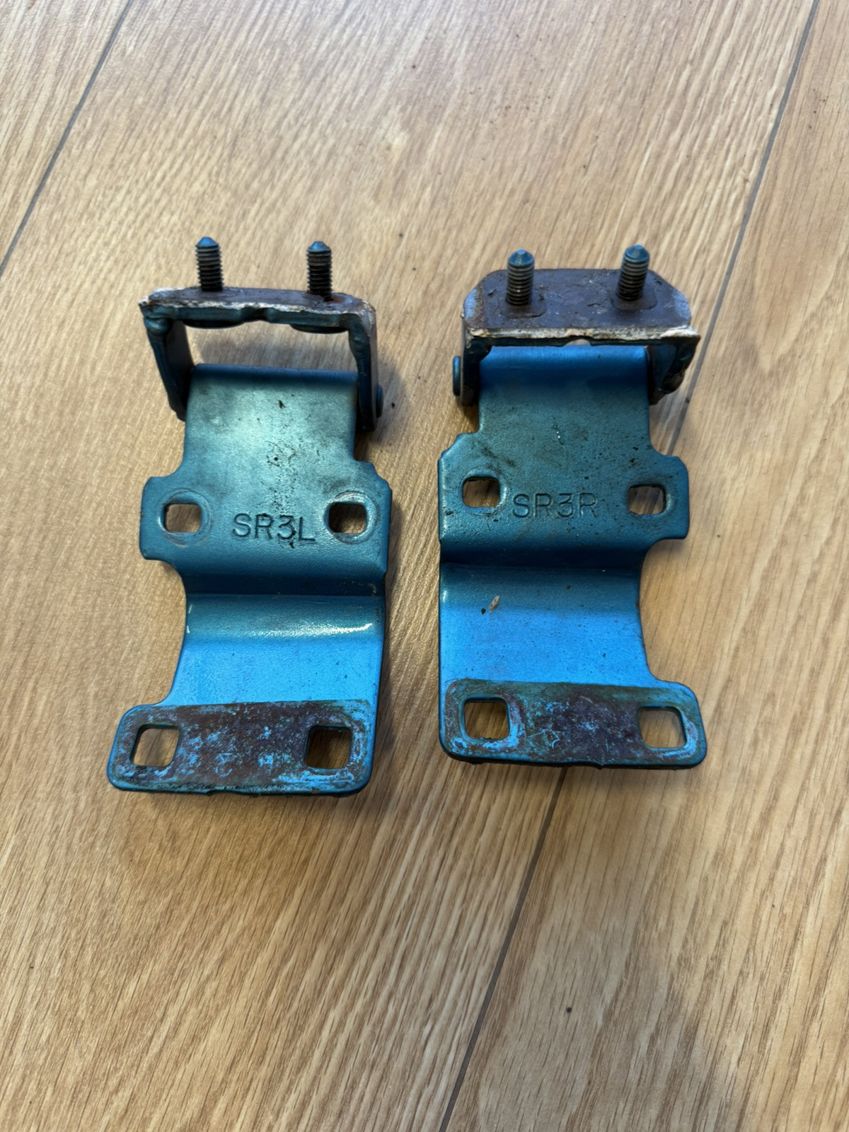 Honda Civic 92 93 94 95 EG Rear Trunk Gate Glass Mounting Brackets Hinges  Oem