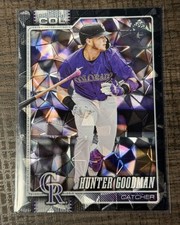 2026 Topps Series 1 Hunter Goodman Black Diamonté Foil #274, 10/10