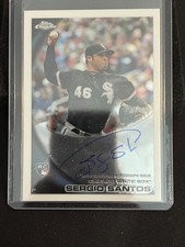 Sergio Santos 2010 Topps Chrome Rookie Autograph (RC) - Dodgers/White Sox