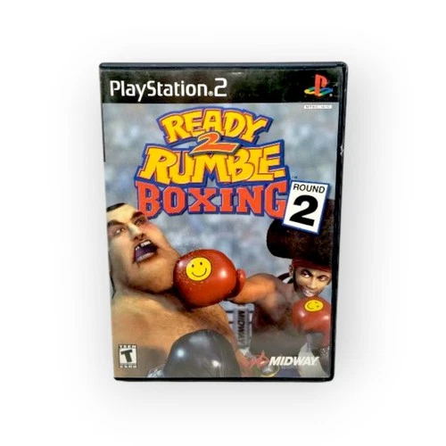 Ready to Rumble Boxing Round 2 (Sony PlayStation 2, 2000) PS2 CIB w/Manual!