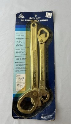 Kmart Brand 2-Pack Heavy Duty All Purpose Multi Wrenches Still sealed In Package