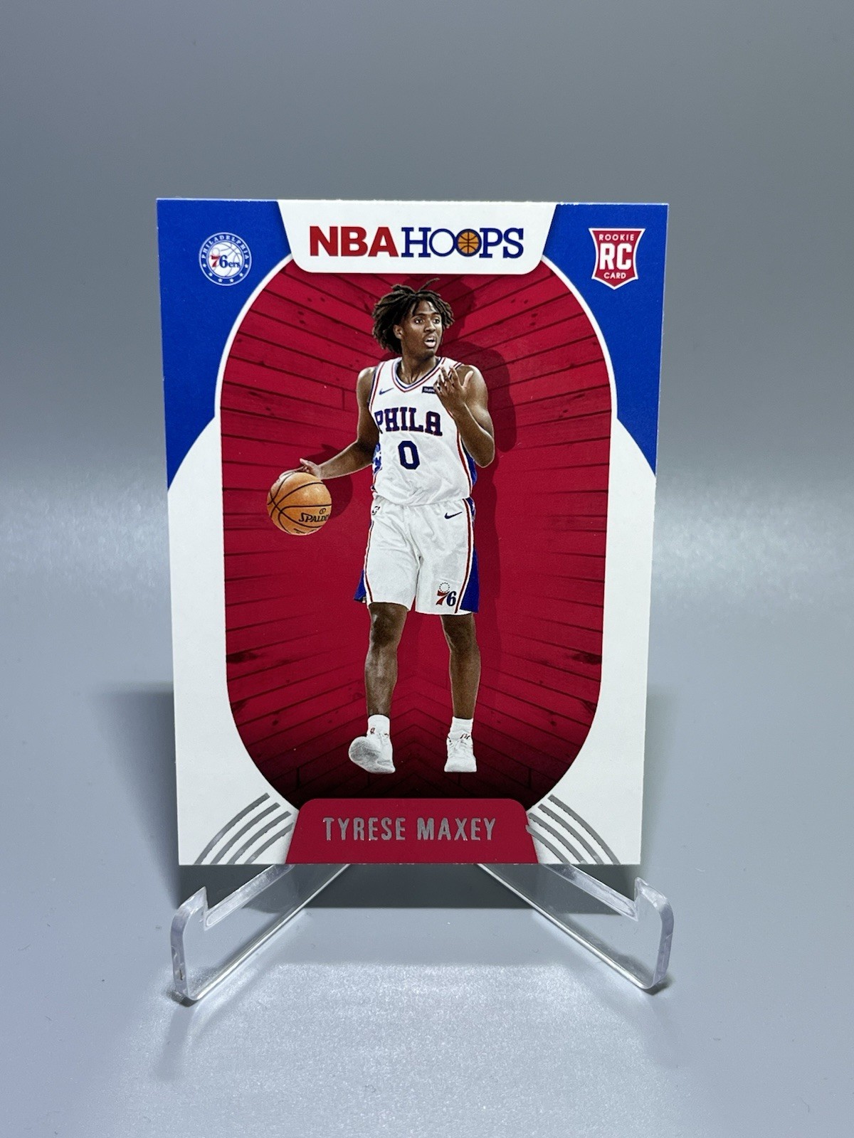 2020-21 Panini NBA Hoops - #207 Tyrese Maxey Rookie