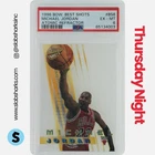1996 BOWMAN'S BEST SHOTS #BS6 MICHAEL JORDAN ATOMIC REFRACTOR PSA 6