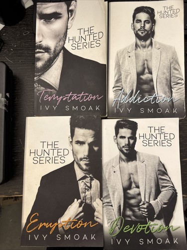 Ivy Smoak The Hunted Series Books 1-4 Temptation Addiction Eruption Devotion - Picture 4 of 5