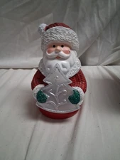Costco LED Holiday Figurine Santa HOLDING TREE 6HR/18HR TIMER New With Box