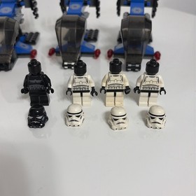 LEGO Star Wars 3 Imperial Dropships Lot (7667) & Troop Transport (75078) READ 