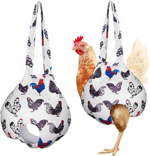 2 Pack Chicken Holder Bag, Chicken Carrier Sling Catching Hand Bag Hen Sling wit