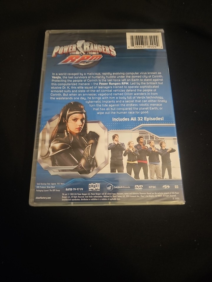 power rangers rpm dvd | eBay