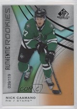 2019 SP Game Used Authentic Rookies Orange Rainbow 39/119 Nick Caamano #166 a3q