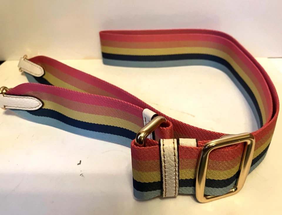 Coach Arco Iris/Orgullo Correa Correa Correa de Repuesto Ajustable NUEVO Foto 2 de 4