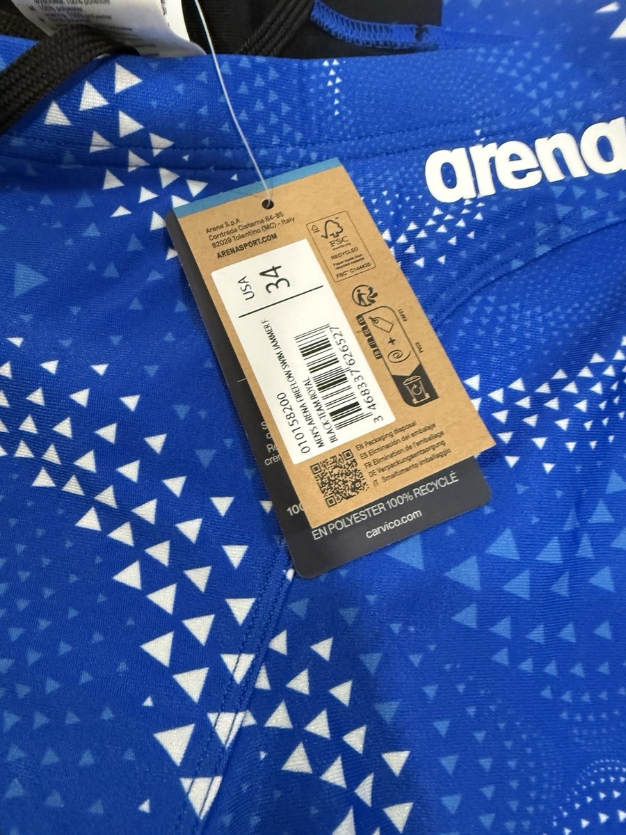 Aren Mens Fireflow Swim Jammer - Black / Royal 34 | eBay