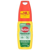 Autan Tropical Pumpspray MüCkenschutz KöRper Gesicht Travel Essentials 100Ml