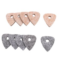 10 Pieces Wool Ukulele Plektrum Plektren Ukulele Guitar Instrument