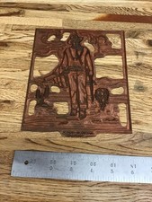 1953 Hondo - JOHN WAYNE - Copper Letter Press Printing Block Plate NN.8