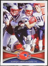 2012 Topps Football Aaron Hernandez #323 NM
