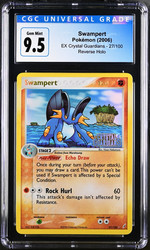 Swampert 27/100 EX Crystal Guardians Reverse Holo