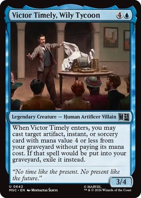 Marvel Super Heroes Commander Victor Timely, Wily Tycoon - Foil