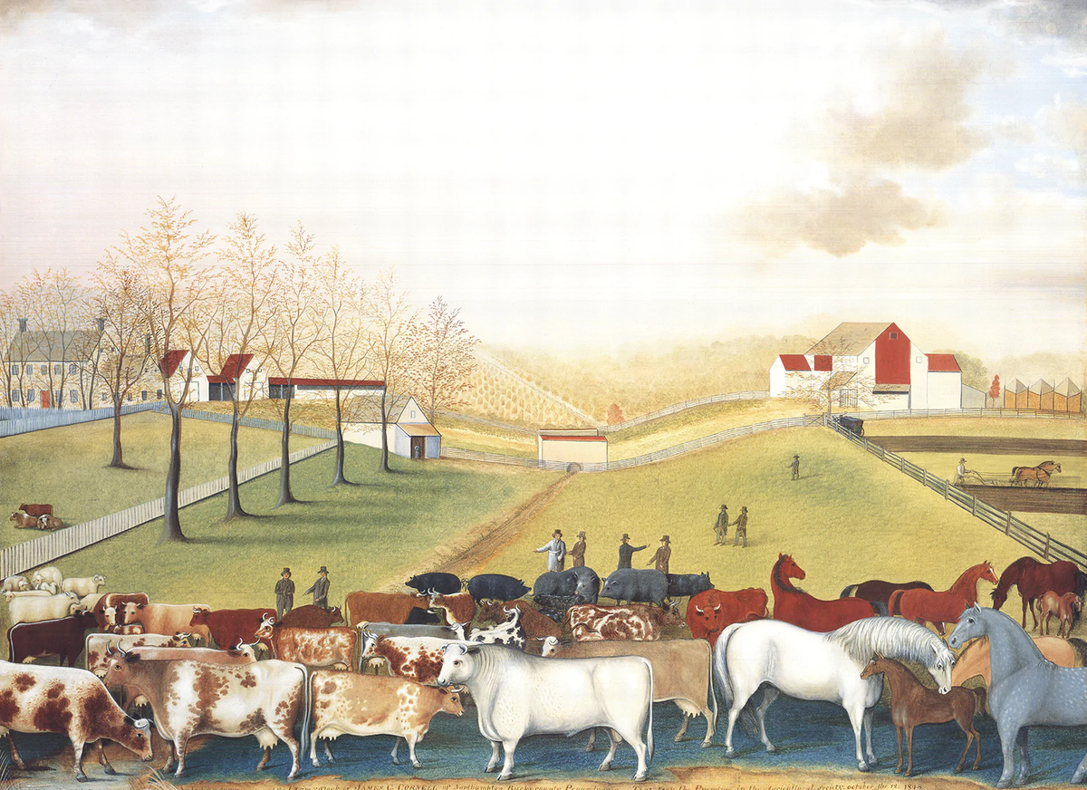EDWARD HICKS The Cornell Farm 22