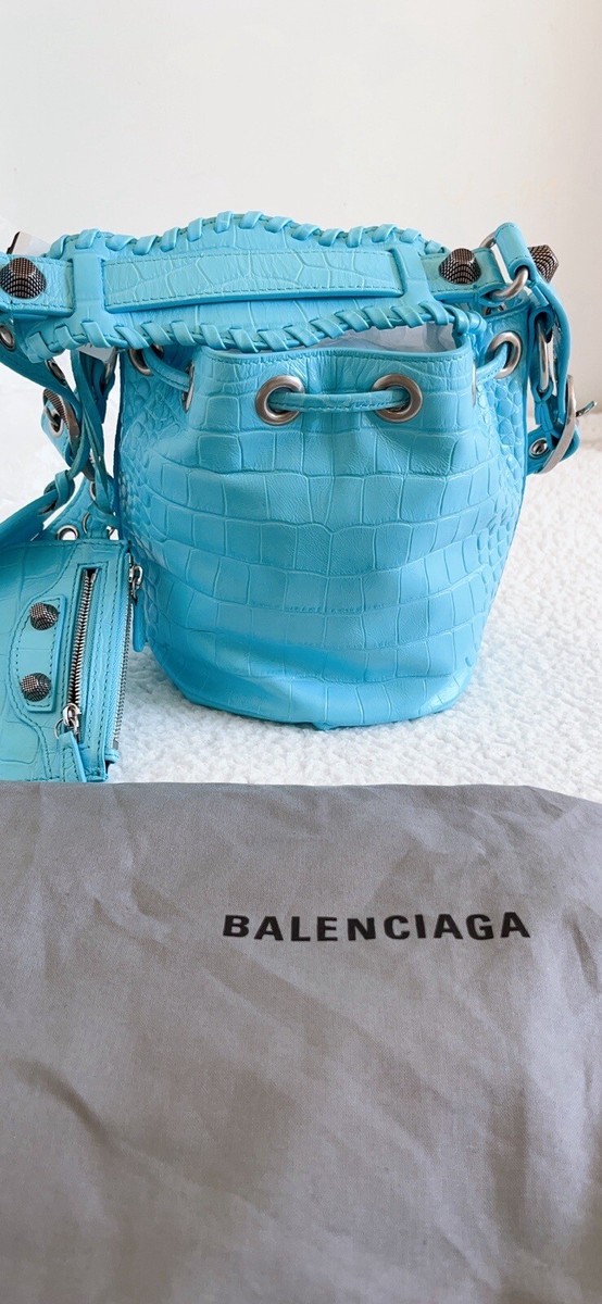 【VIP価格】BALENCIAGA Chic Crocodile Leather Maxi Bucket Bag 321832-41783-BALENCIAGA-RODEO-