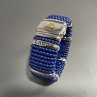 Lagos Blue Caviar Silver Station Ceramic Caviar Bracelet | 23mm Size S Lot