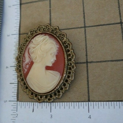 Handcrafted Gothic Victorian Vintage Cameo Necklace Pendant or Brooch Jewelry - Picture 111 of 116