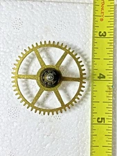 Seth Thomas 89 Clock Movement Strike Side 2nd Wheel (See Pics To ID) (KD1188)