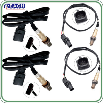 Set Of 4 Up+Down Oxygen Sensor For 2007-2017 VW Touareg 2007-2010 Audi Q7 3.6L