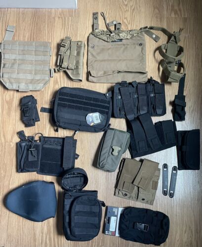 military pouch lot, Used, New, LBT, 5.11, Eagle Industries, Condor