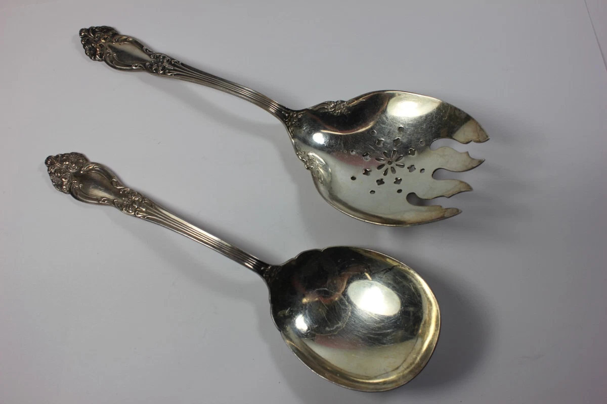 Vintage REED & BARTON No. 4 Matching Set of Silver Plate Serving