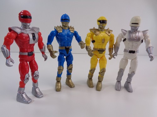 1991 Lanard Toys Atomic Power Ranger Warriors 6" Scale Set 4 Figuren Konvolut - Bild 3 von 20