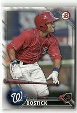 2016 Bowman Prospect #BP140 Chris Bostick Washington Nationals Baseball Card