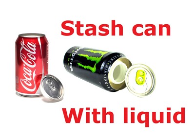 Hidden Liquid Stash Can - Monster, Cola, Sprite Safe Flasche für Auto oder Festival
