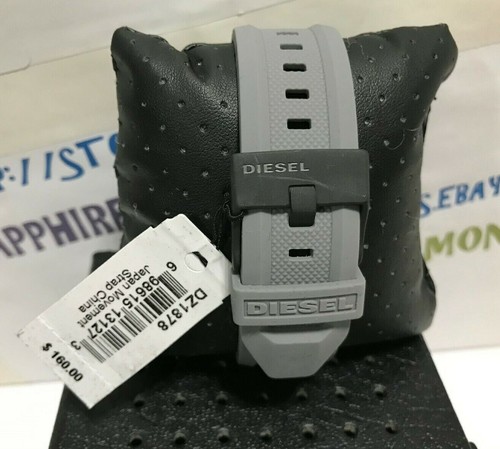 Diesel Men's 44 mm x 49 mm MS9 Three-Hand Gray Silicone Watch DZ1878 New !!! - Picture 4 of 5